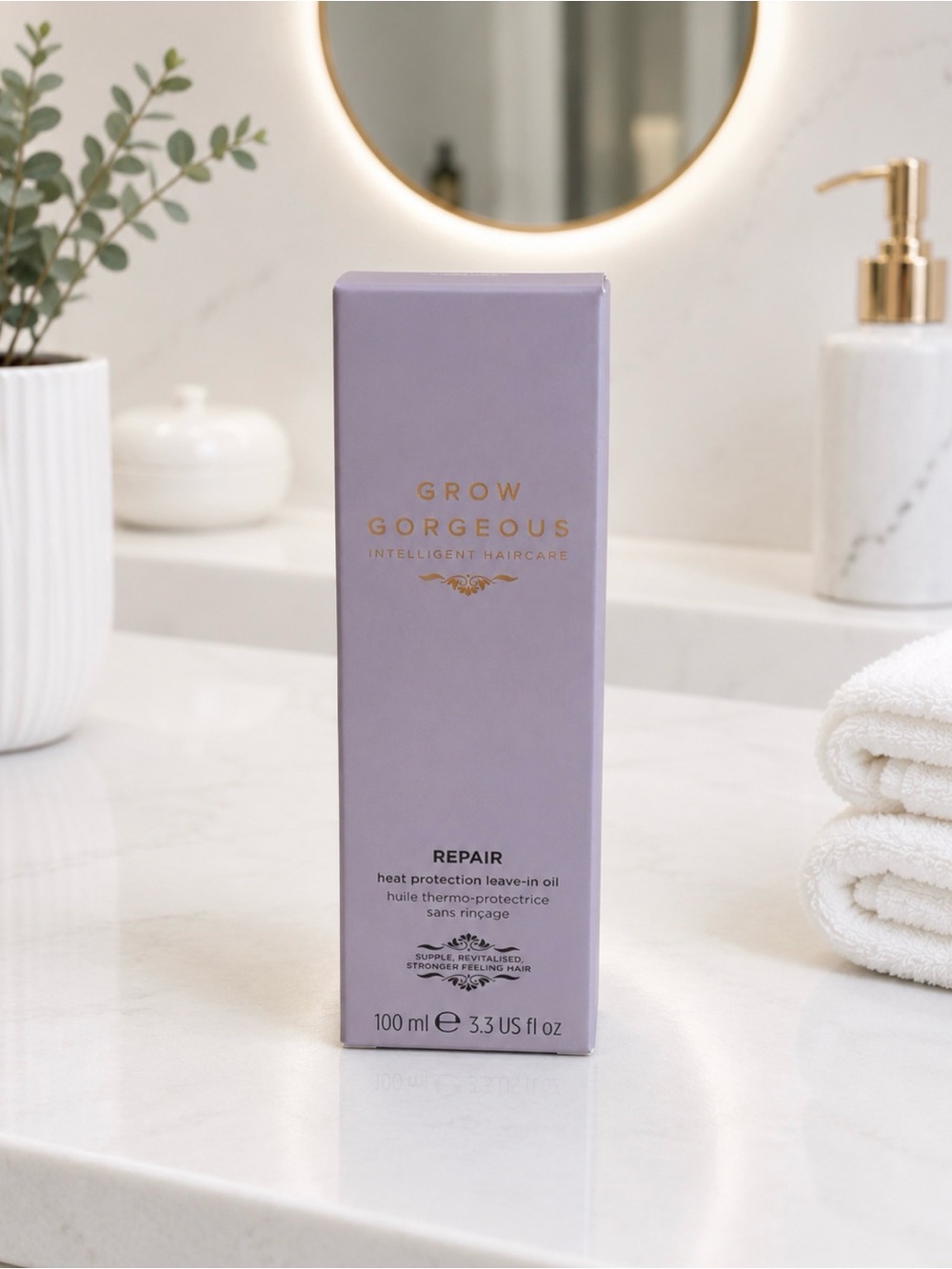 Grow Gorgeous Repair Heat Protection Leave-In Oil